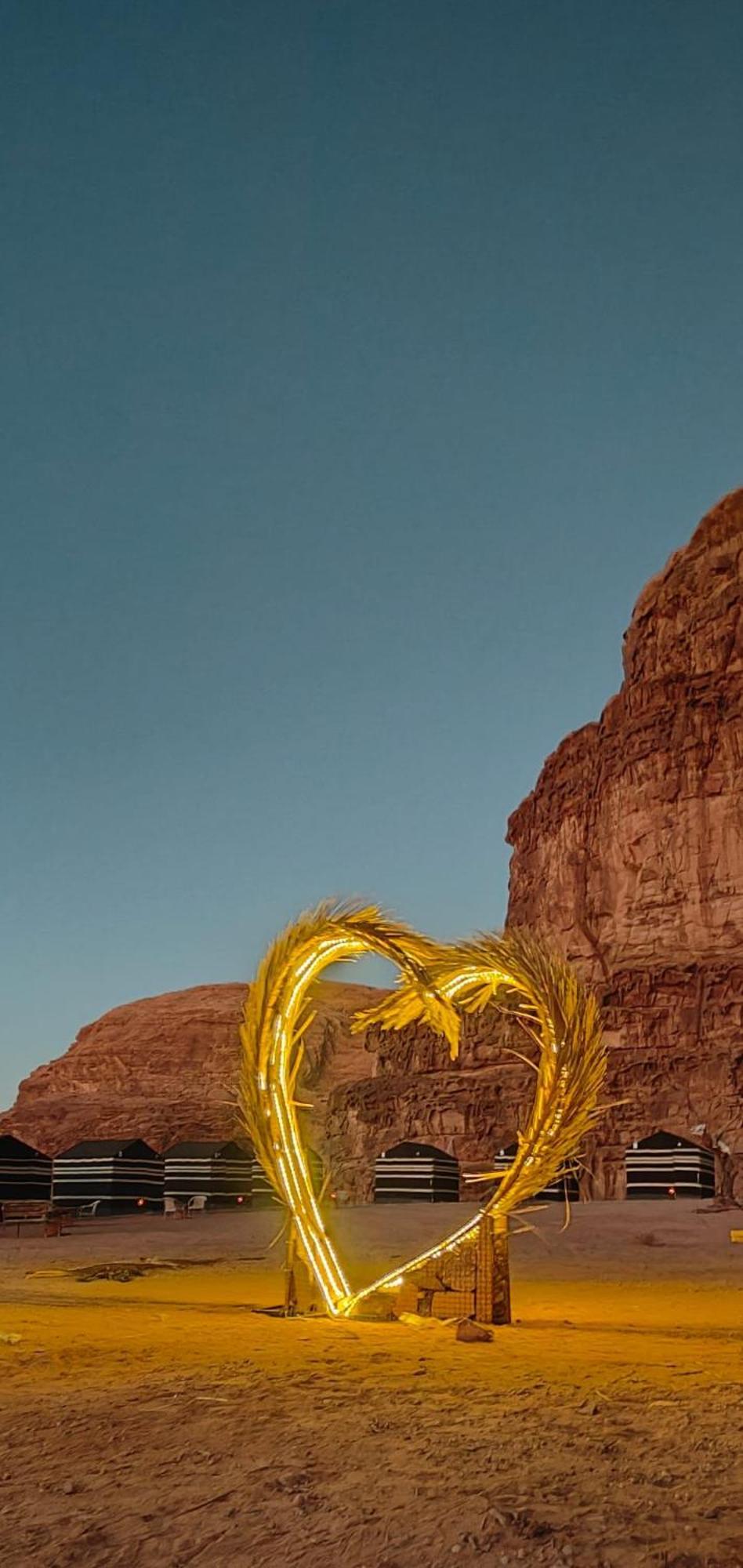 Wadi Rum Desert Heart Camp Exterior photo